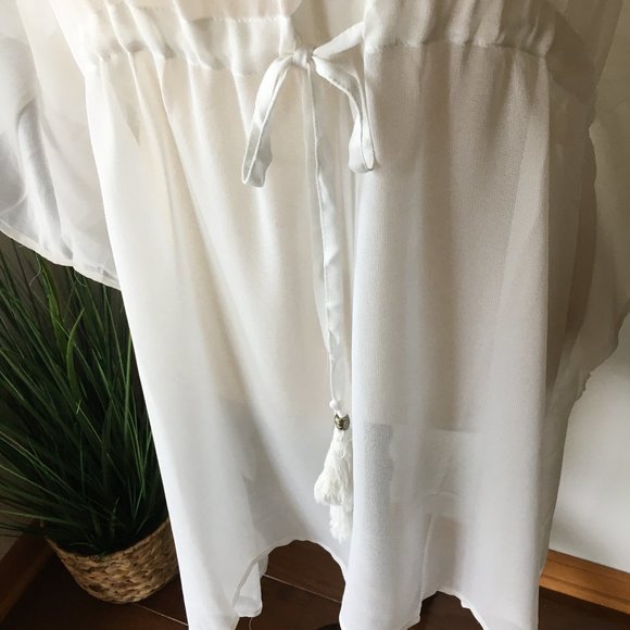 Beaches & Boho Sheer Swimsuit Coverup NWT Size S/M - Picture 3 of 6
